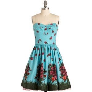 Betsey Johnson Retro Pinup Dress